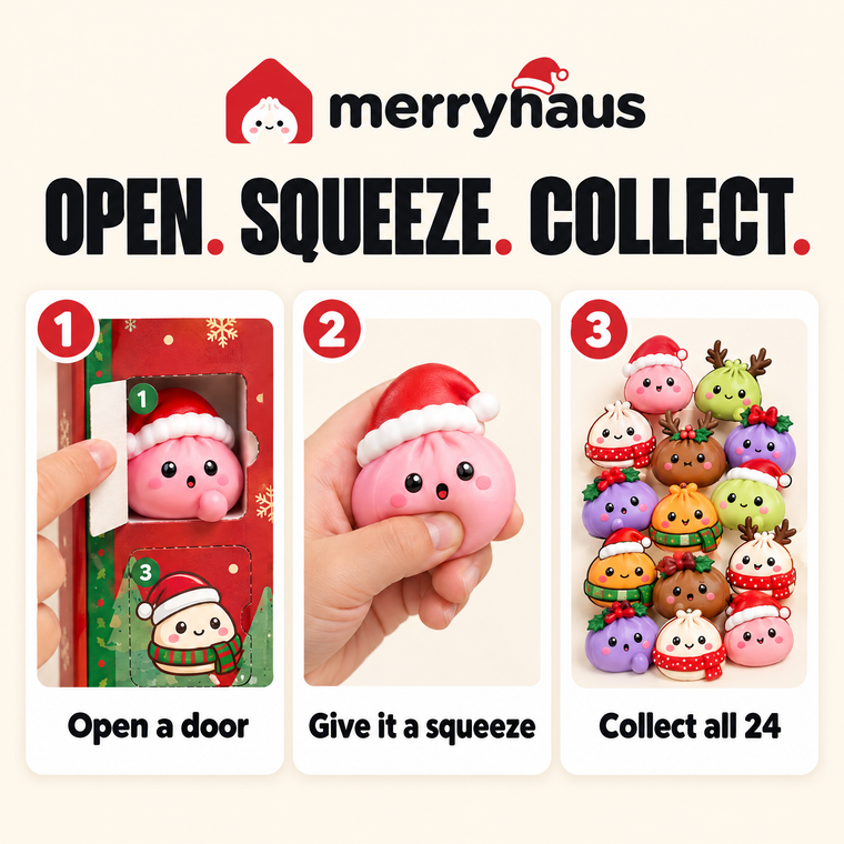 Open a door, give it a squeeze, collect all 24